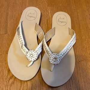 Jack Rogers Women's Cream Sandals